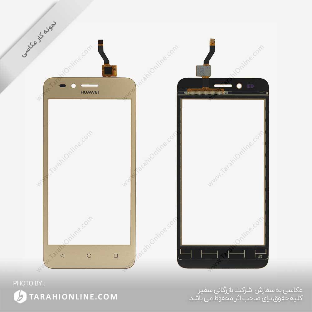 عکاسی از قطعات الکترونیکی - تاچ huawei Y3 طلایی